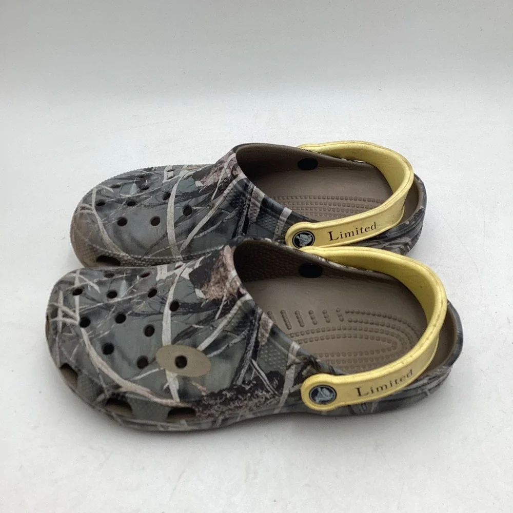 Crocs Duck Commander Limited Edition Camo Clogs Mens 7 Women's 9